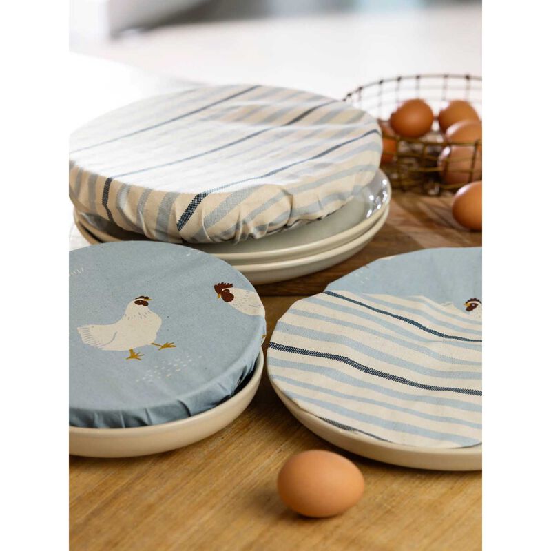 Wallace Cotton Home To Roost Dish Cover Set Of 4 image number 1